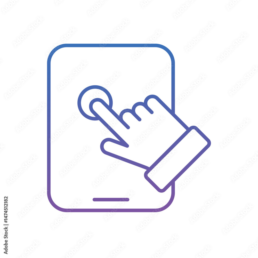 Electronic Voting Vector icon Electronic Voting Vector icon