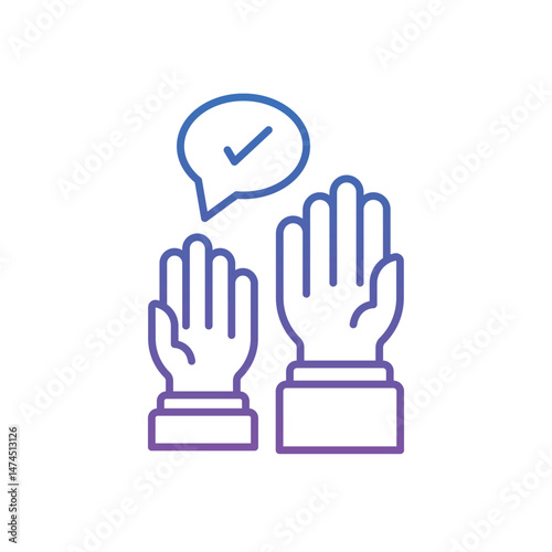 Act Of Parliament Vector icon