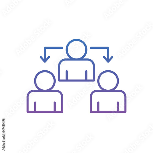 Delegates Vector icon