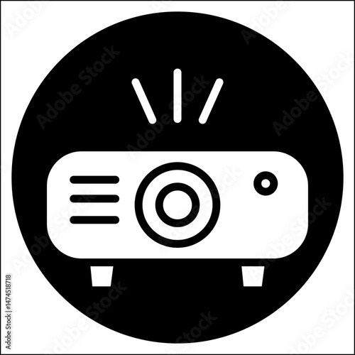projector icon design	