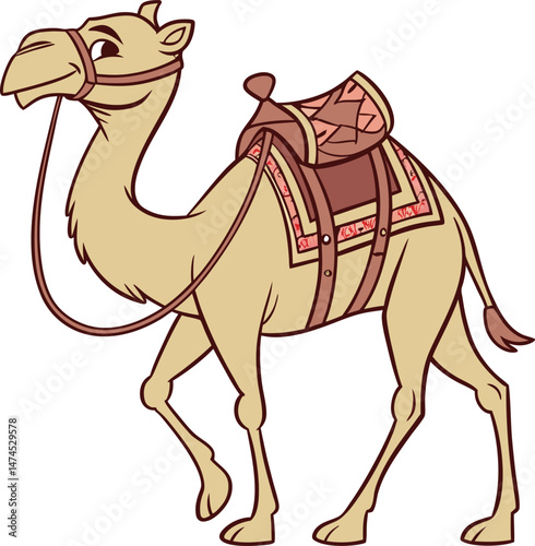  Exotic brown camel Egypt cartoon mammal cute funny
