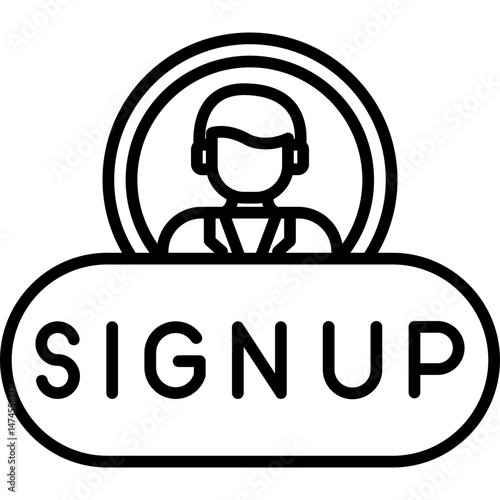 Sign up Icon