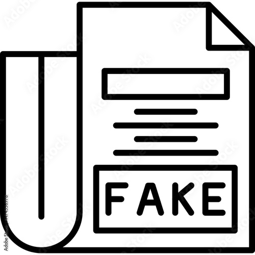 Fake news Icon
