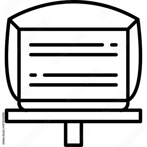 Teleprompter Icon