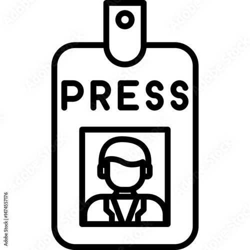 Press card Icon
