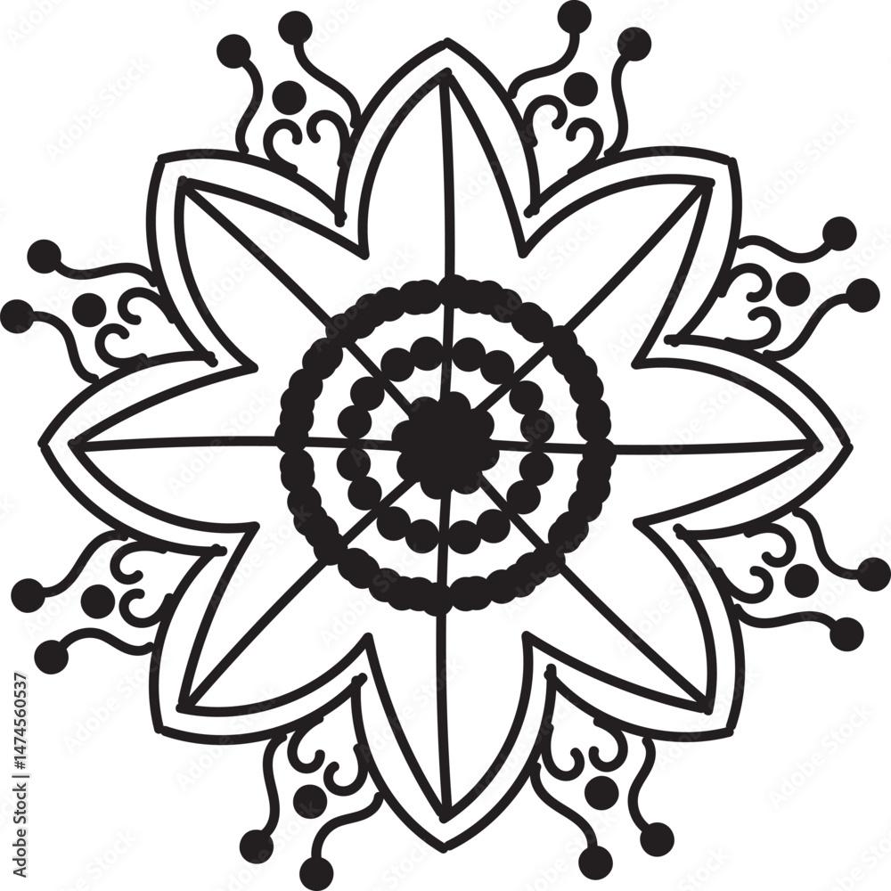 mandala design eps 10 vector mandala design eps 10 vector