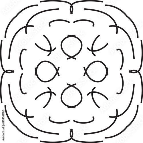 mandala design eps 10