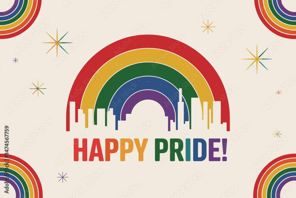 Obraz premium pride month flag, happy pride month, gay pride month, lgbt, happy pride, pride flag, month flag, pride flag, flag pride, gay, national pride day, american pride month, pride flag with blank space, rai