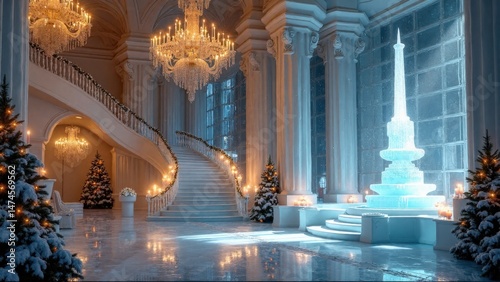Crystalline Ice Palace Christmas Ball