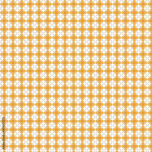  simple yellow flower patern desing