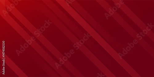 Abstract red geometric shapes background. Vector illustration