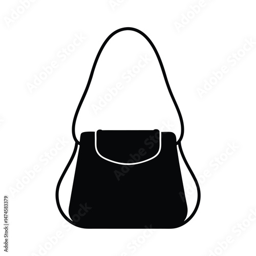 female bag isolated on white background