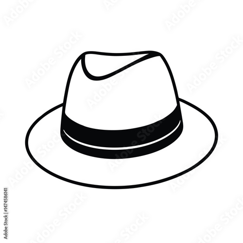hat isolated on white background