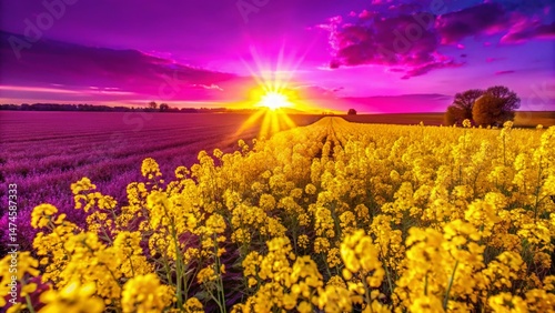 Rapsfeld Sunset: Golden Hour Landscape Photography