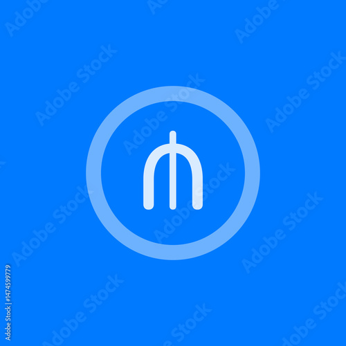 Manat Circle Icon