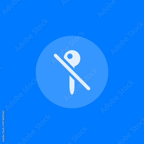 Disabled Location Fill Icon