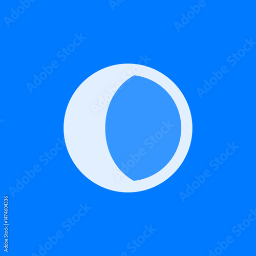 Moonphase Waning Crescent Inverse Icon