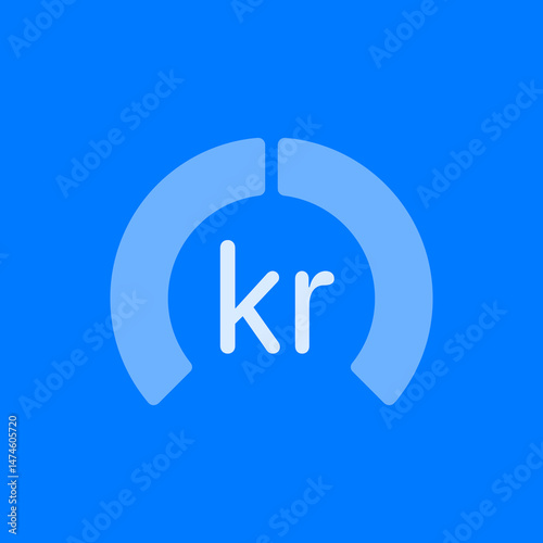 Norwegian Krone Gauge Chart Icon