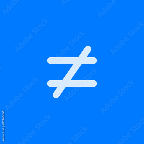 Not Equal Icon