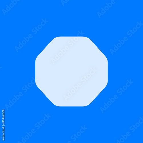 Octagon Fill Icon