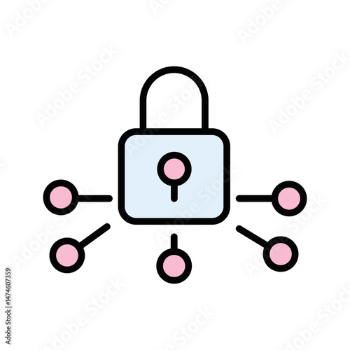Cyber Attack Vector Icon