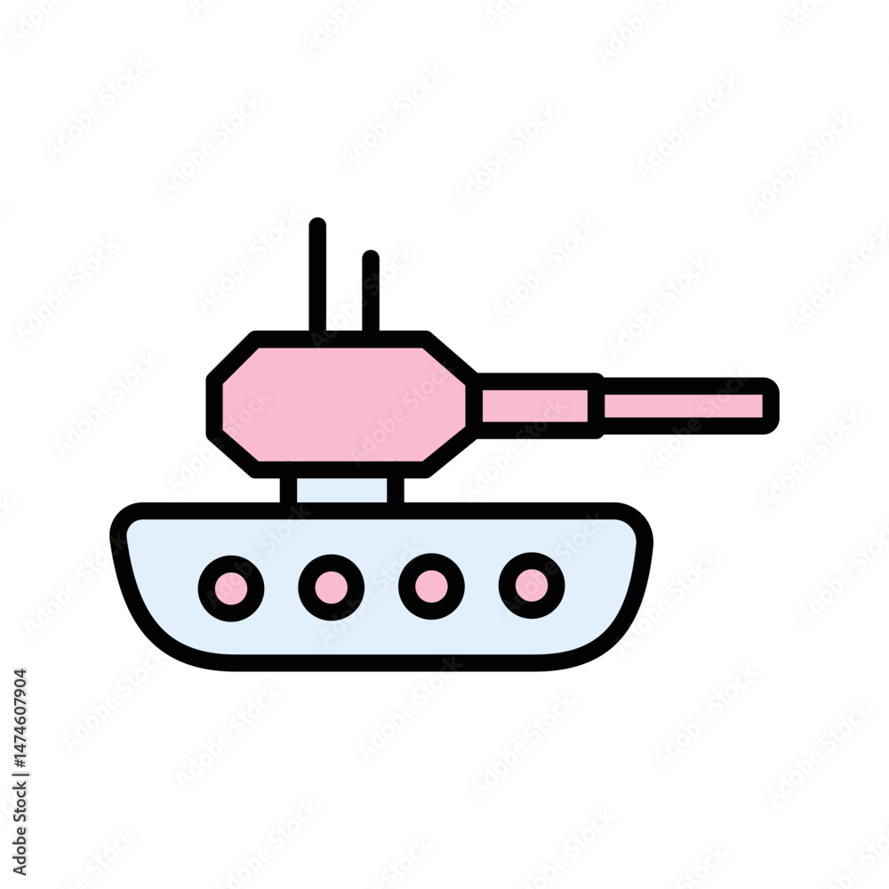 Tank Vector Icon