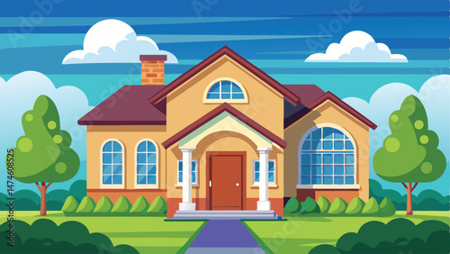 vector illustration of a house
