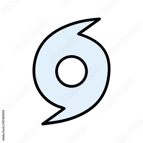 Hurricane Vector Icon