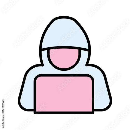 Hacker Vector Icon