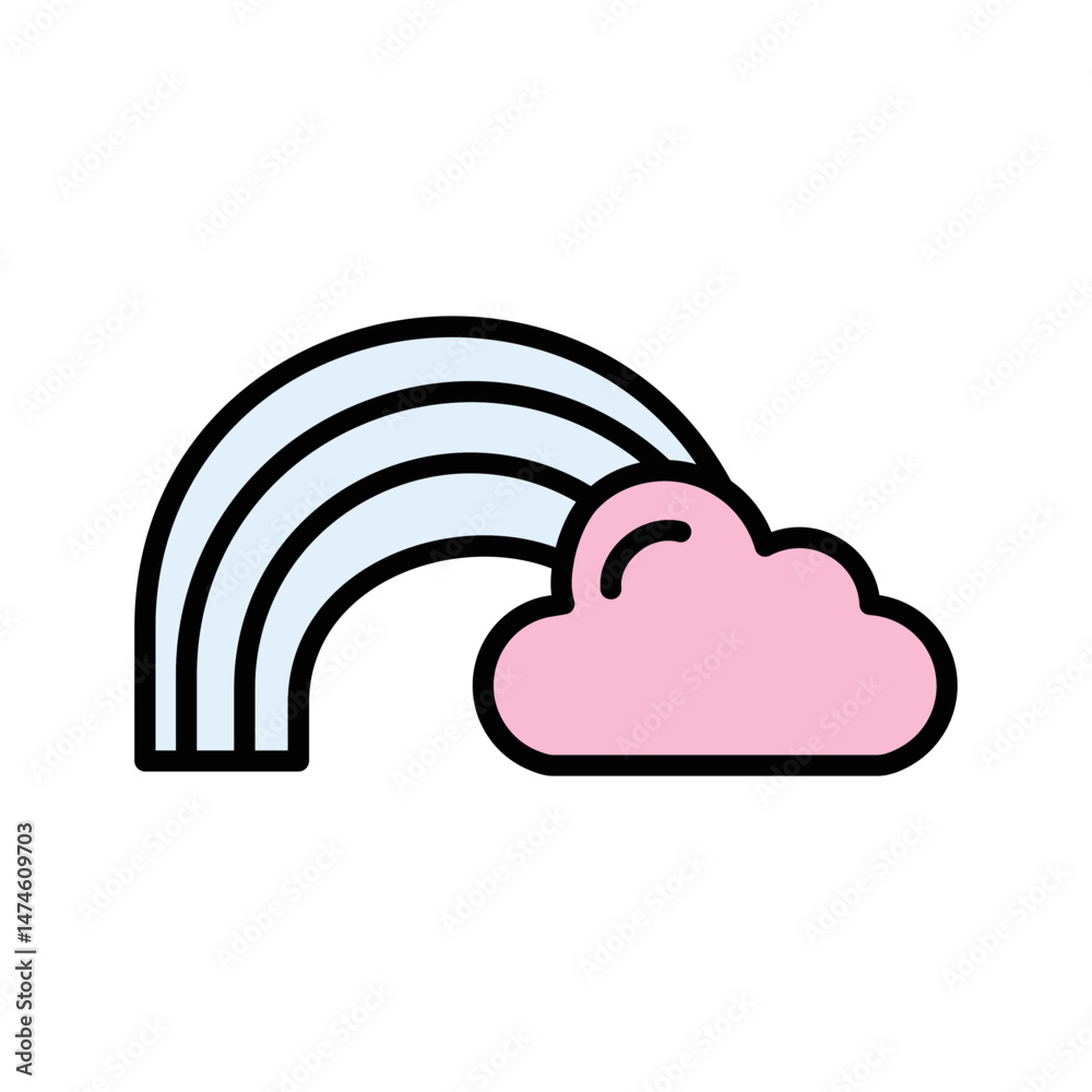Rainbow Vector Icon Rainbow Vector Icon