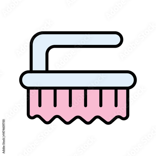 Scrub Brush Vector Icon