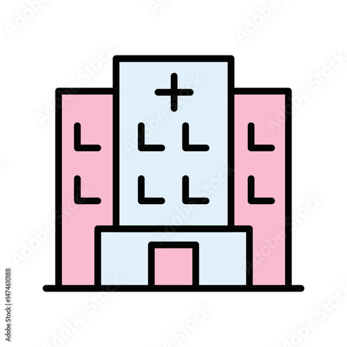 Hospital Vector Icon