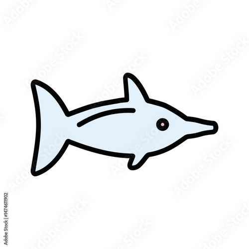 Swordfish Vector Icon