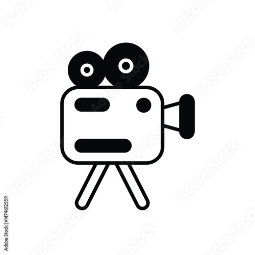 Movie Camera Vector icon