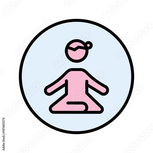 Meditation Vector Icon