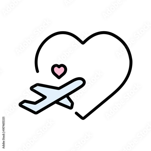 Romantic Getaway Vector Icon