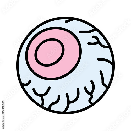 Creepy Eyes Vector Icon
