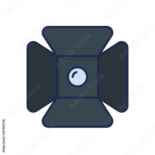 Spotlight Vector icon