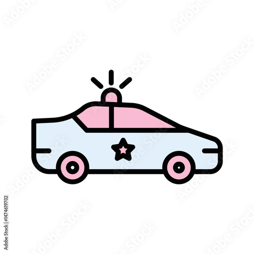 Security Patrol Vector Icon