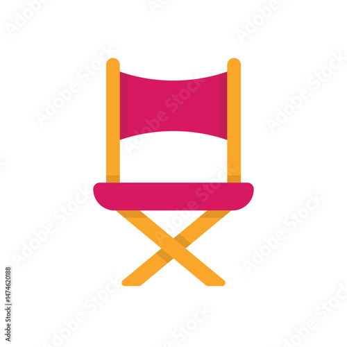 Director Chair Vector icon