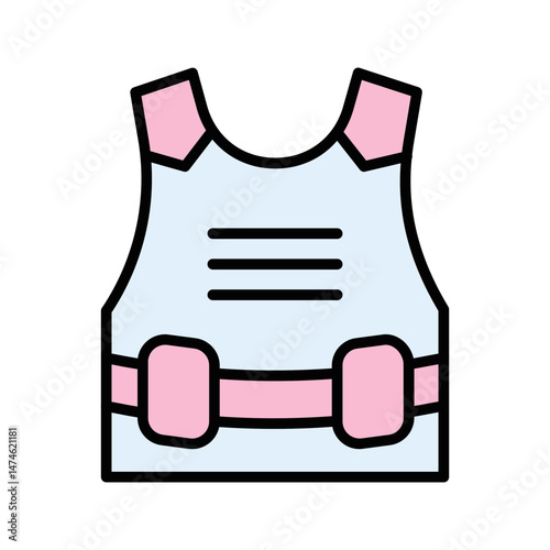 Body Armor Vector Icon