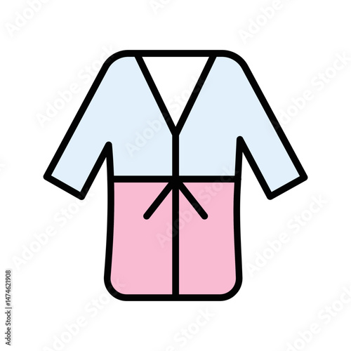 Bathrobe Vector Icon