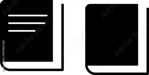 Book icon set. Personal Organizer. education study.   Textbook symbol. journal literature business signs. reading learning language skill sign 
