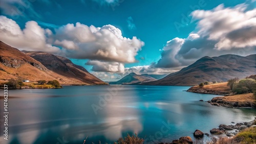 Surreal Irish Landscape: Dreamlike Killary Harbour View from Leenane