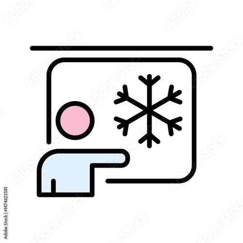 Meteorologist Vector Icon