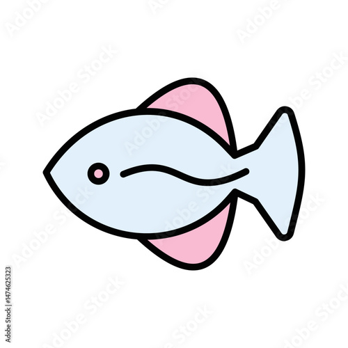 Flounder Vector Icon