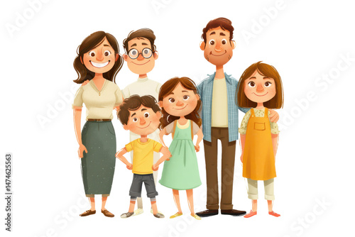 Family Unity and Love – Transparent PNG