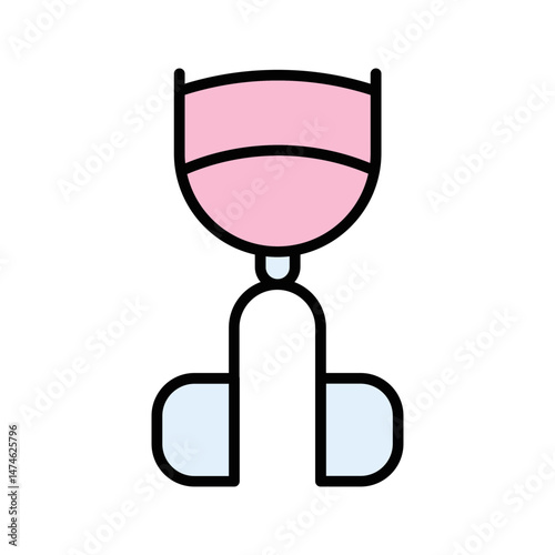 Eyelash Curler Vector Icon