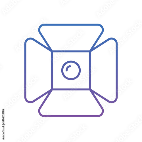Spotlight Vector icon