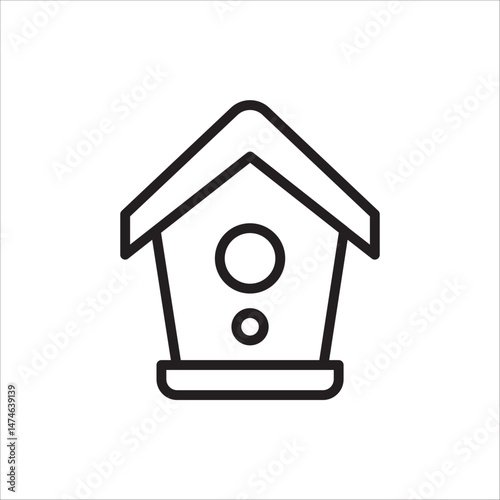 Birdhouses icon. Vector illustration for web design, Website or Apps Elements. Isolated on white background.